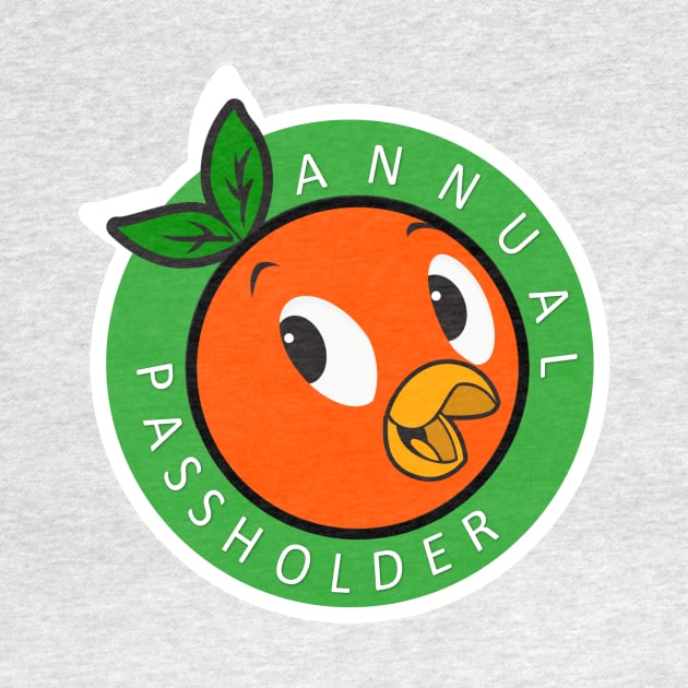 Orange Bird Annual Passholder by EnchantedTikiTees